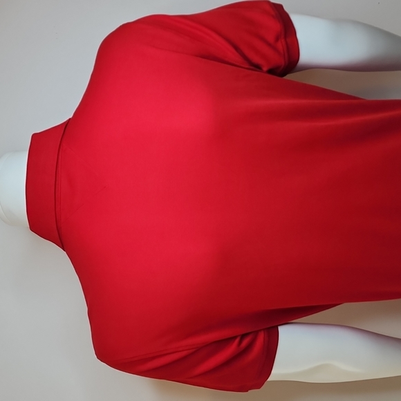 TOMMY HILFIGER POLO SHIRT, RED SIZE LARGE (L) - Picture 4 of 12
